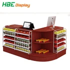 Retail Convenience Store Popular Supermarket Grocery Checkout Counter Cashier Desk