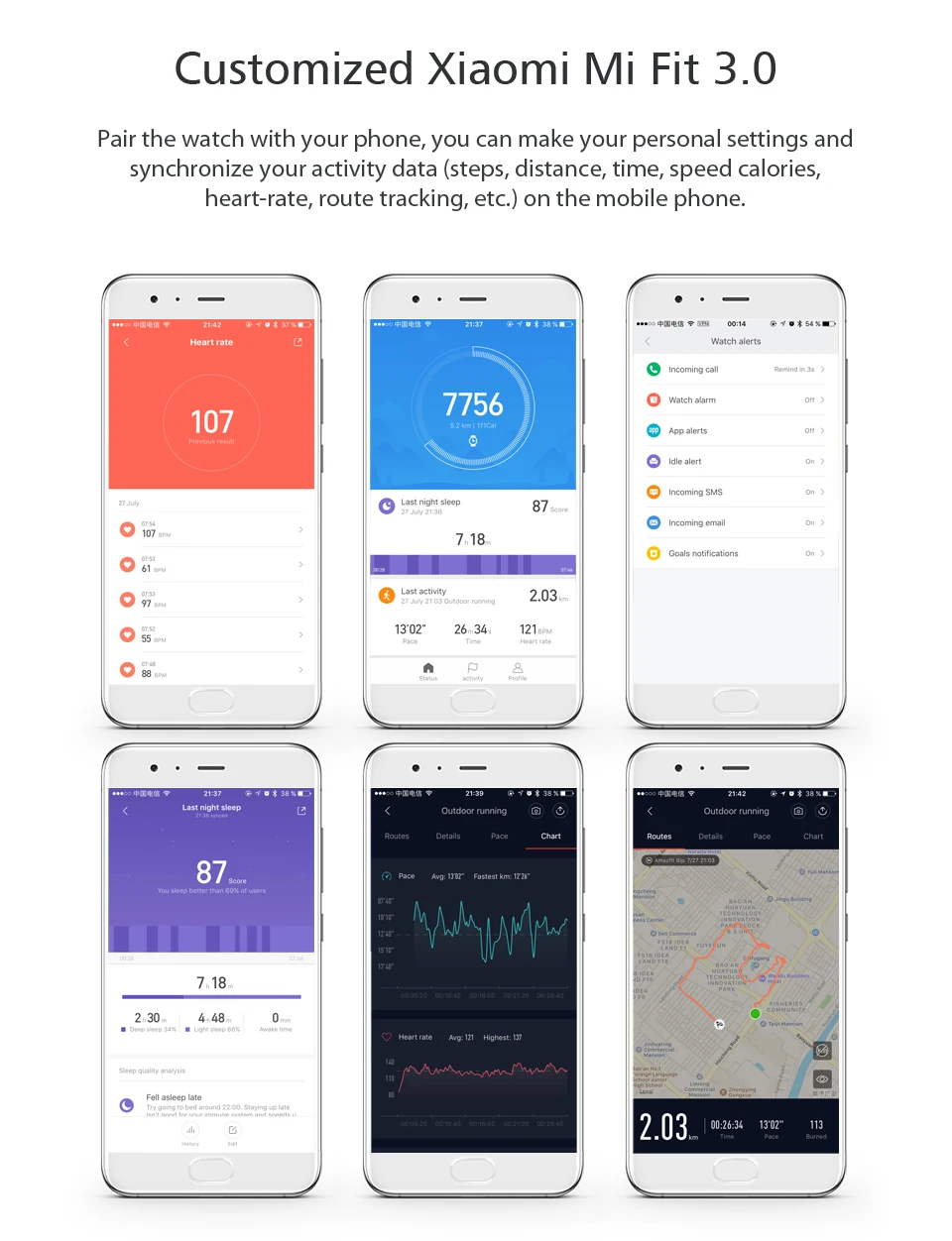Mode Xiaomi Amazfit Sport Bracelet R&eacute;sistant &Agrave; L'eau Montre Intelligente - ANKUX.COM