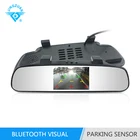 Smart bluetooth waterproof TFT mirror monitor outdoor car reverse parking sensors mirror easy installation
