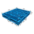 Standard size 4 way hdpe plastic pallet for stacking