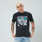 Wholesale OEM Streetwear men 100% cotton graphic vintage acid wash t-shirts