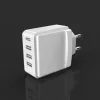 2019 29W 4 ports portable charger with usb wall charger bracelet for smart phone DC5V 2.4A for mobile MP3/MP4