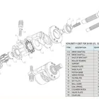 Hydraulic Pump SBS140 Excavator Hydraulic Main Pump Valve Plate