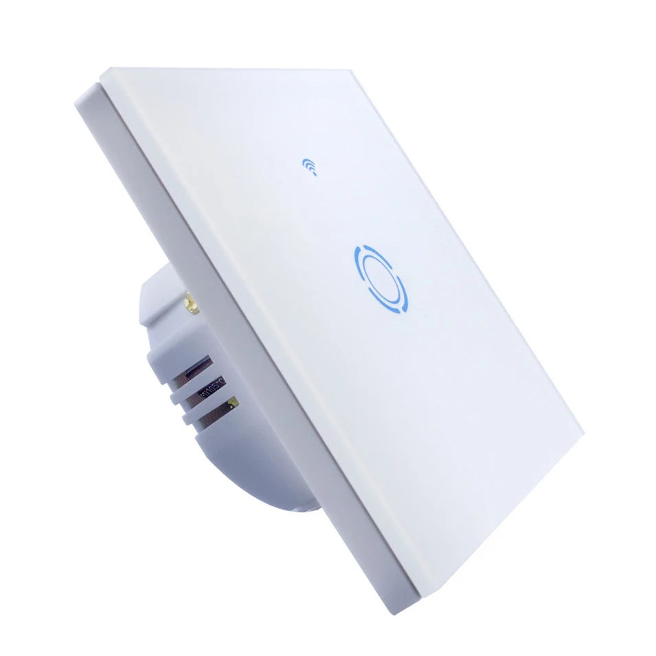 New eWelink 1 2 3 Gang 1 way Wifi Control Switch via Android IOS, Wireless Control Light Touch Wall Switch for Smart Home-12