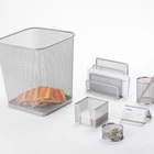 Best-Selling Metal Mesh Office Stationery Set 6pcs Desk Organizer