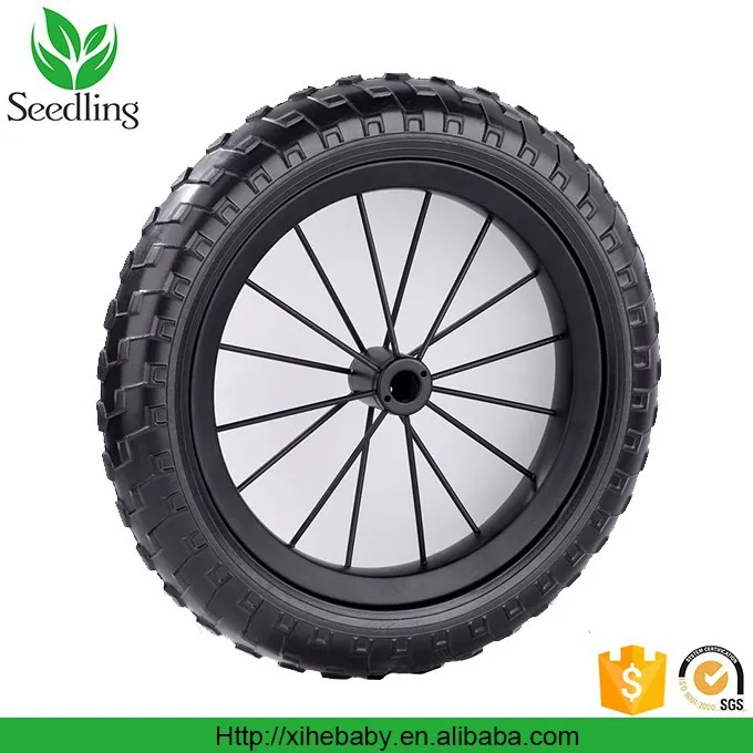 Direct factory Luggage rubber wheel 8 inch, cart wheel solid rubber tires with Bearing
