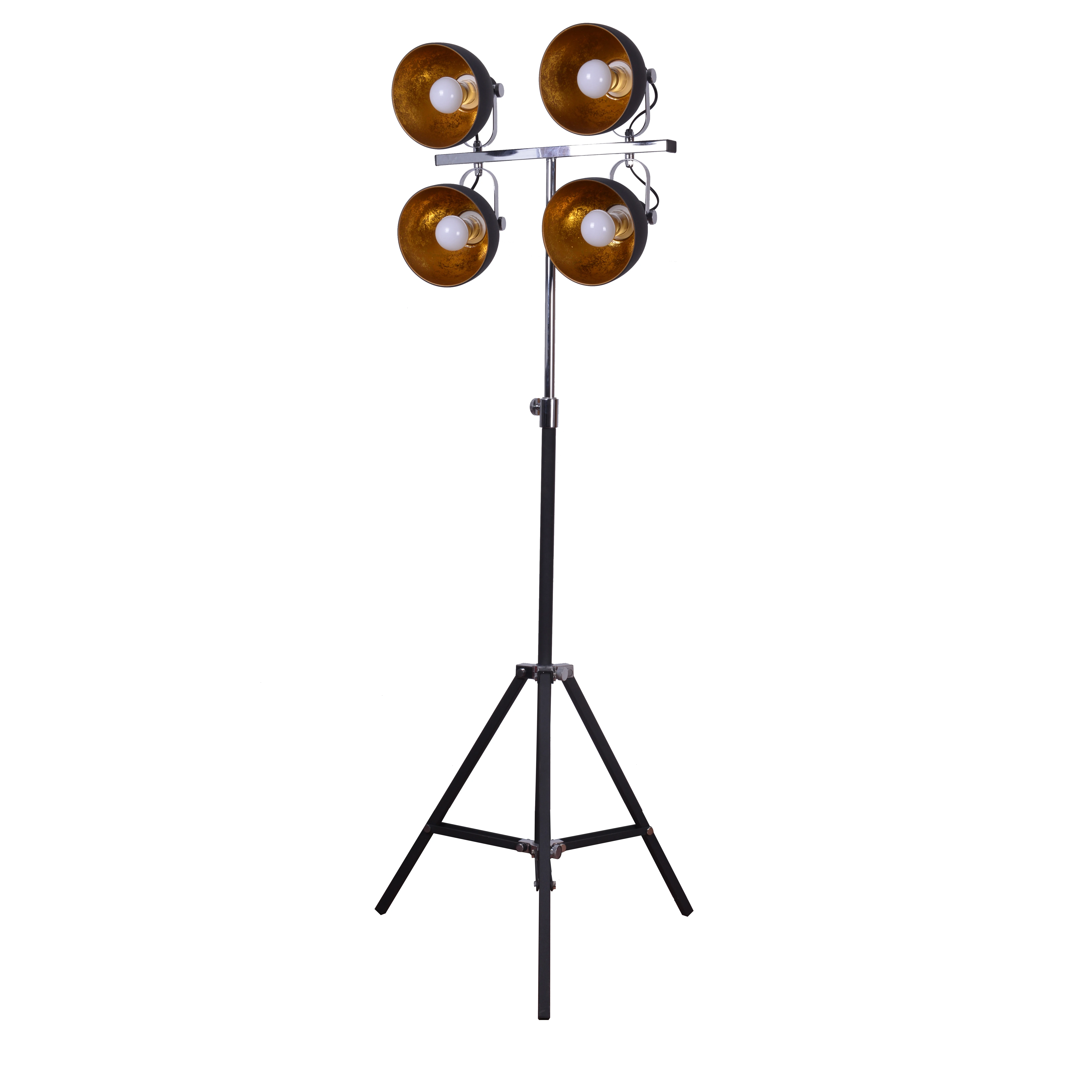 Gilded Vintage Spotlight Floor Lamp Buy Black Gold Lamp Floor Lamp Gilded Floor Lamp Product On Alibaba Com