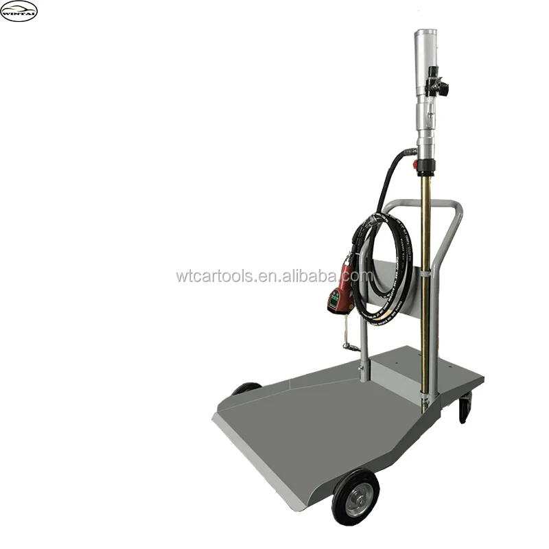 Air Drive Oil Dispenser Kit with 5:1 Oil Pump and Enclosed Hose Reel