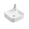 Export Product Lowest Cost Patterned Ceramic Bathroom Half Round Sink