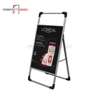 Custom metal frame free standing outdoor a2 advertising stand