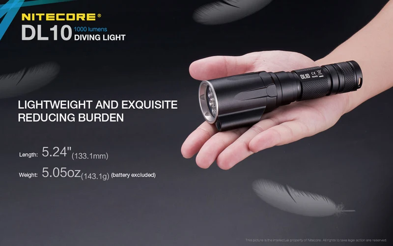 Nitecore DL10 Diving Light (9)