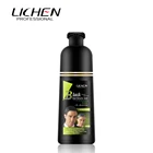 LICHEN fast black hair shampoo hot hair dye shampoo for white hair