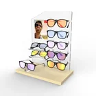 Custom Made Simple Design Counter Top Acrylic eyewear display stand