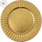 Elegant plastic charger plates wedding decoration