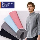 CVC cotton polyester yarn dyed oxford fabric shirts fabric chambray