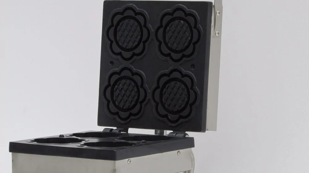 four slices plate shape commercial waffle maker/ belgian waffle maker/ waffle baker