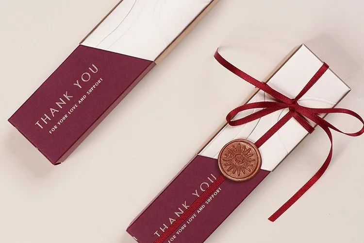 foldable gift candy chocolate bar packaging wedding favor boxes
