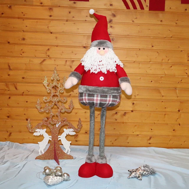 christmas gift decorative santa claus doll with hat