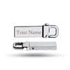 Waterproof Metal Silver usb flash drive pen drive 64GB 32GB 16GB 8GB 4GB pendrive with key ring u disk memory disk usb 4.0