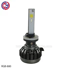 12V 25W 5400LM Bluetooth Mobile APP 880 RGB Auto Led Headlight Kits