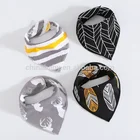 wholesale baby clothes manufacturing baby bibs bandana triangle bibs 100% cotton for christmas