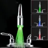 2012 newest led waterfall brass and glass basin faucet