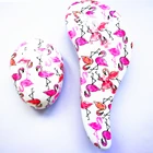 BSCI Factory Custom Cute Flamingo Printing Tangle Free Hair Brush 2pack set