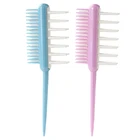 Professional double head massage hair comb multifunctional fashion magic plastic hair comb