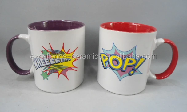 m1100 blue ceramic christmas gift/tree cups and mugs, ceramic