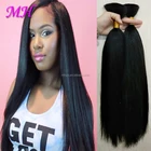 Yak Hair Black Color Hair Bulk 100g Per Bundle Hair Weave in Bulk for Wig Making