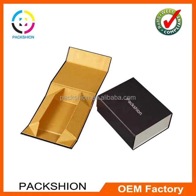 folding rigid box folding cardboard box gold box