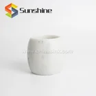 Luxury White Carrara Marble Tiny Flower Vase