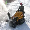 hysoon construction machine snow removal roof for compact utility loader