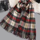 pleated striped ladies scarf women muslim hijab turban wool jacquard scarf