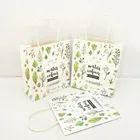 Custom printed small size advertising cute paper candy bag