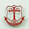 High quality metal school lapel pin/metal enamel school symbol lapel pins/school metal uniform specific shaped metal badge