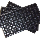 50 Cells PVC Plastic Flexible Seed Starting Grow Germination Tray for Greenhouse Vegetables Nursery