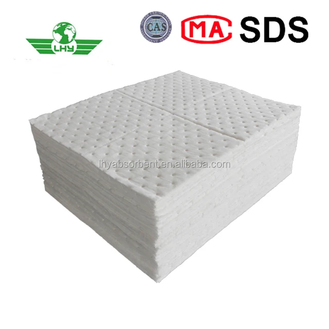 high quality oil only white absorbent pads