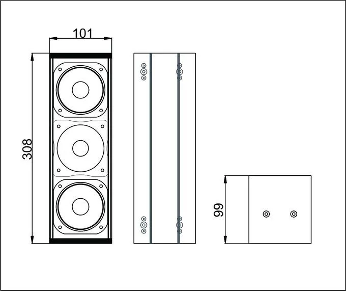 Line Array Full neodymium units Full range Column Loudspeaker - ANKUX.COM