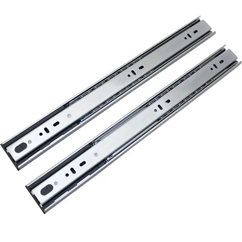 Cabinet Concealed Hydraulic Plastic Drawer Rails Glides Slide