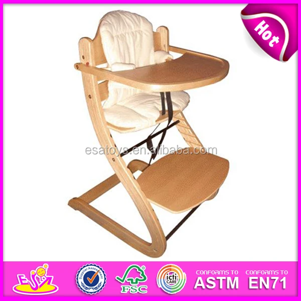Fashion Design Wooden Baby High Chair Restaurant
