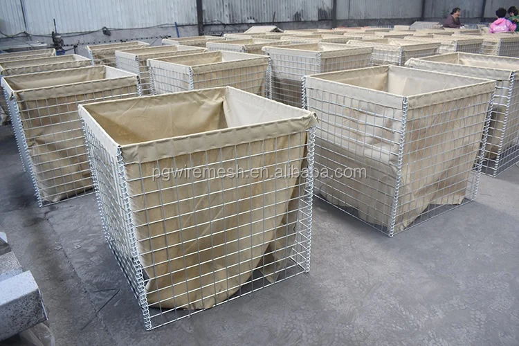 welded hesco barriers military barrier