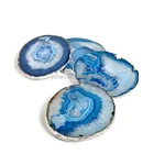 Home decoration top quality natural stone plate agate coaster