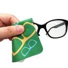 high quality custom microfiber eyeglasses/glasses/eyewear cleaning cloth