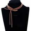 Khaki Brown Velvet Cord, Luxurious Faux Leather Suede Cord, Rope Jewelry