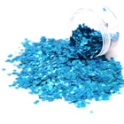 Xuqi blue glitter powder for crafts and ready to ship