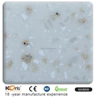 MA8806 Scream White Heat Resistant Kitchen Top Semiprecious Stone Slabs