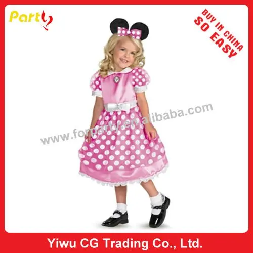 PC-0021 chica encantadora fiesta vestido de Mickey mouse