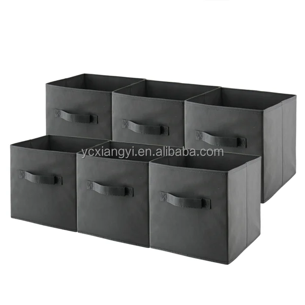 storage basket bins organizer fabric storage cubes box non woven