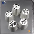 2016 New design Russian Stainless Steel Pastry Icing Nozzles Decorating Cakes Cake Tips 45models